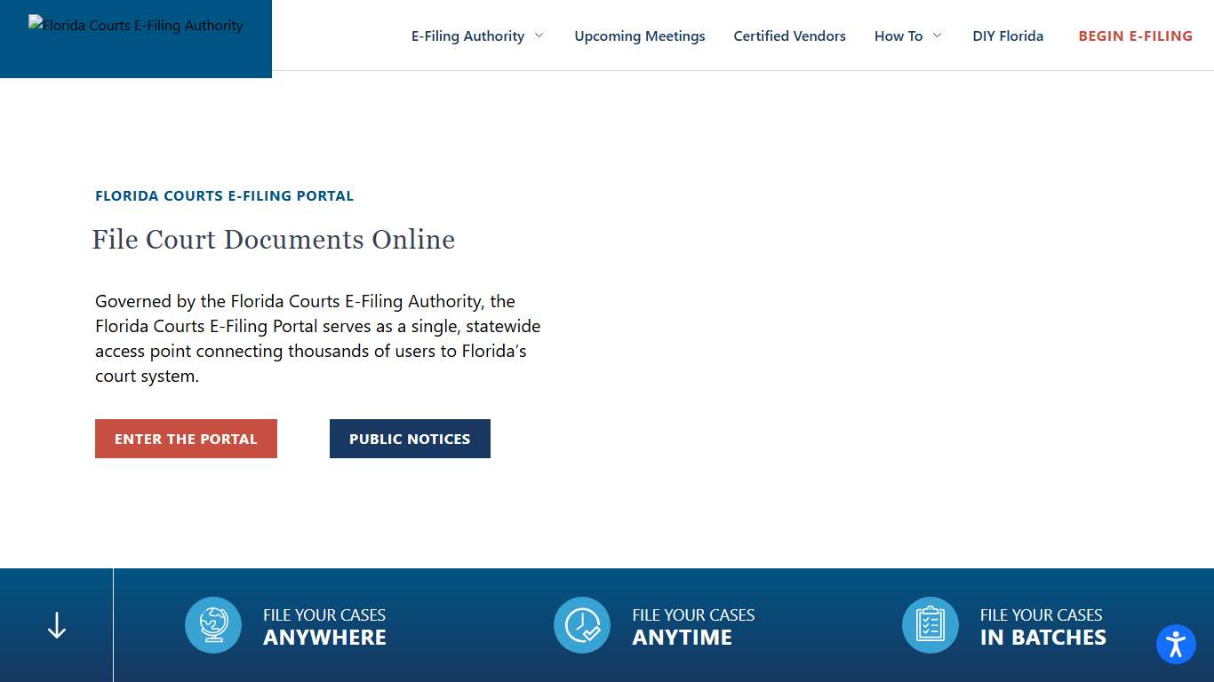 Florida Courts E-Filing Portal | File Court Documents Online
